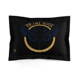 The Owl Nurse Vampire Shift pillow sham | microfiber pillowcase