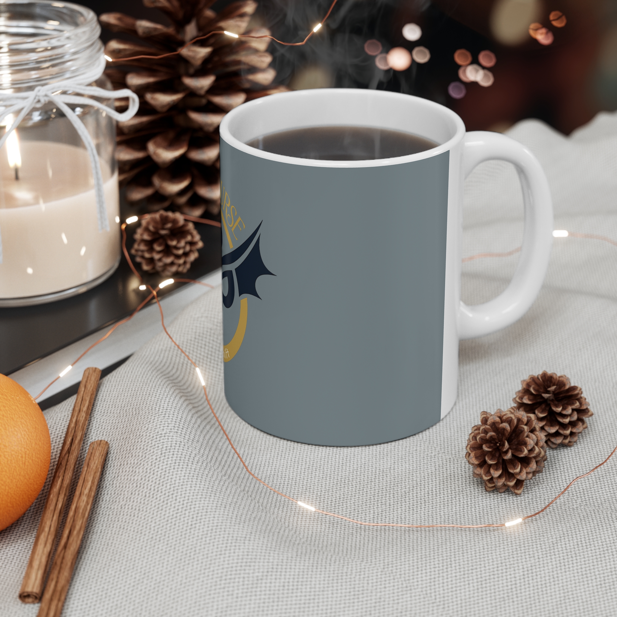 Because charting at 3 AM requires liquid sanity | Ceramic Coffee Cup - Image 4