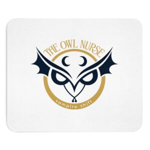 'Vampire Shift' Nurse Desk Mat - Mouse Pad